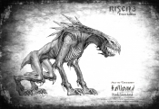 Risen3 Hellhound Black Drawing 2